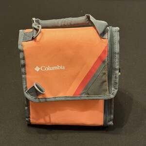 Columbia Thermal Insulated Liner Ice Walls Expandable Lunch Bag Peach